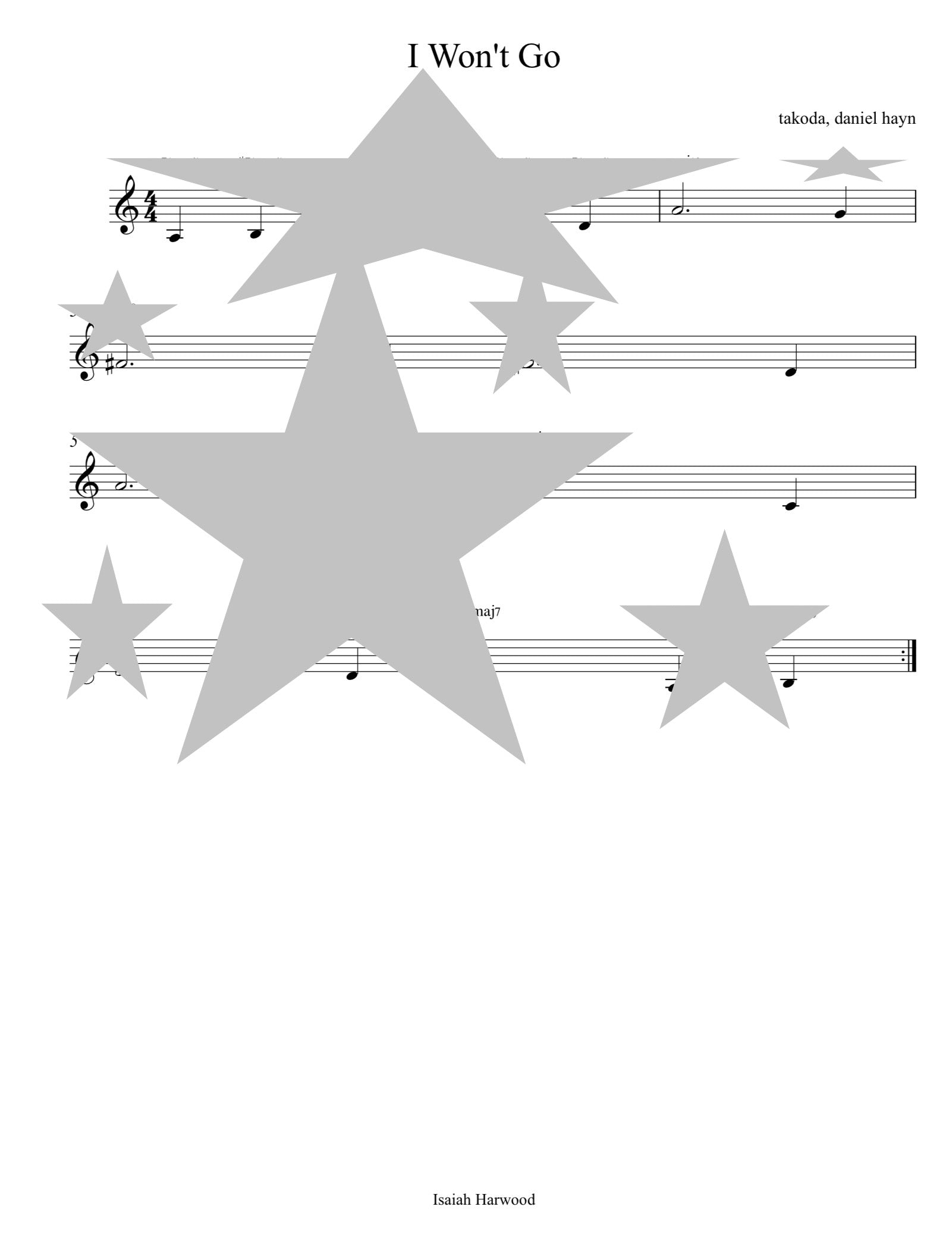 Together Tomorrow - Lead Sheets