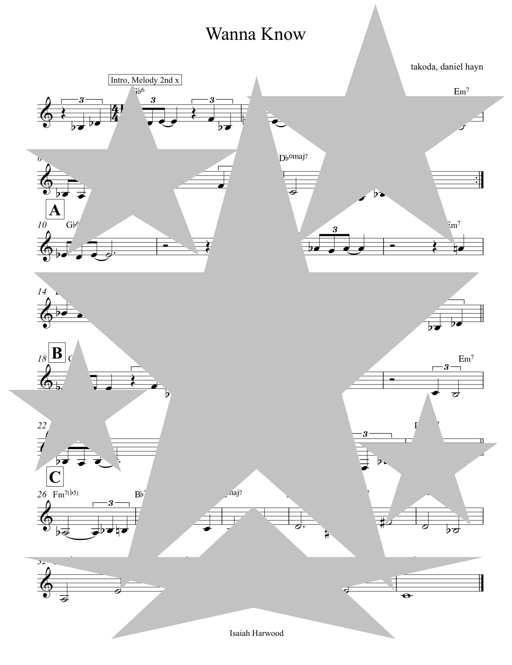 Together Tomorrow - Lead Sheets