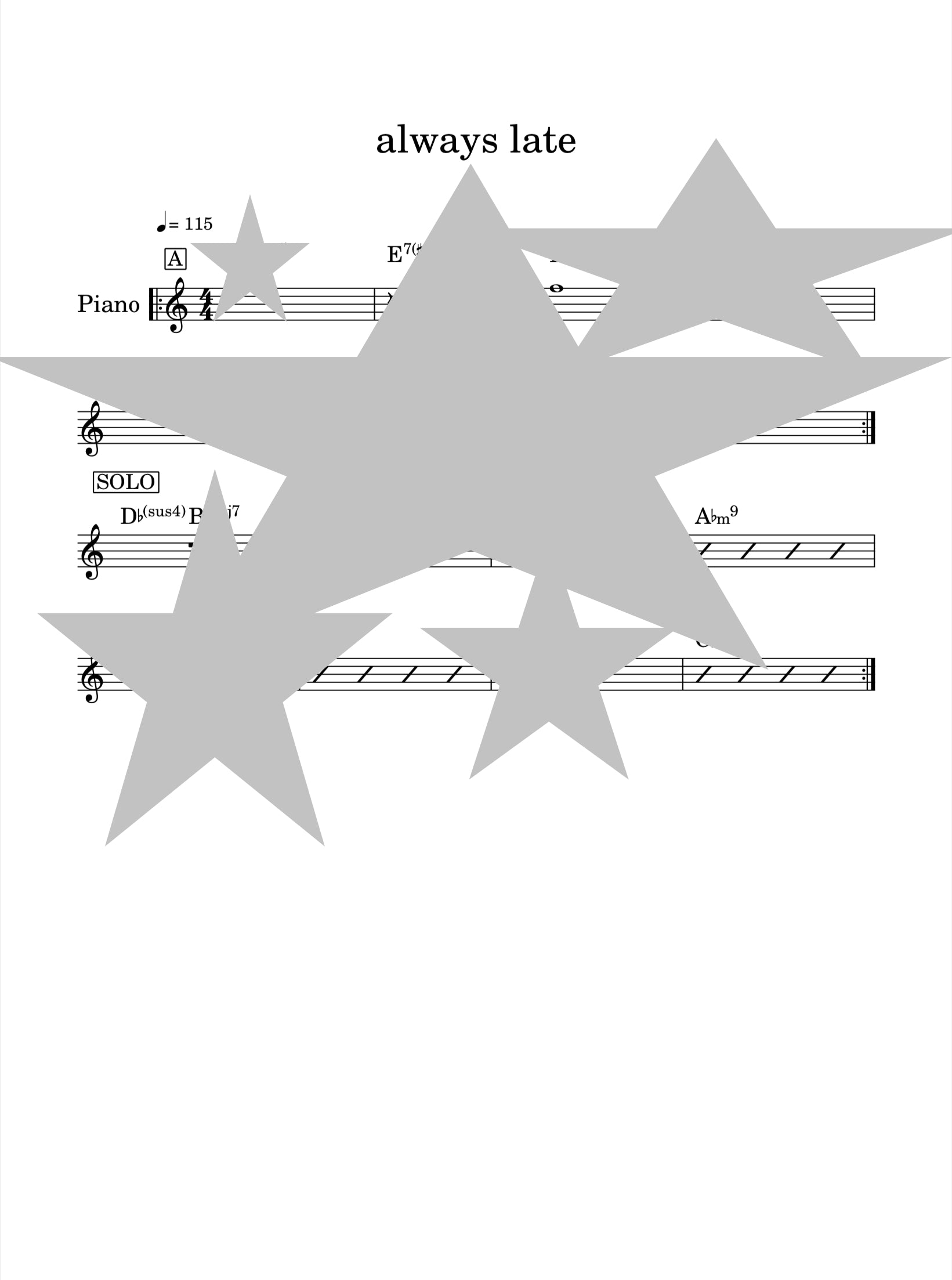 Together Tomorrow - Lead Sheets